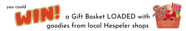 win a gift basket local Hespeler Village shops Dewar Realty Christmas